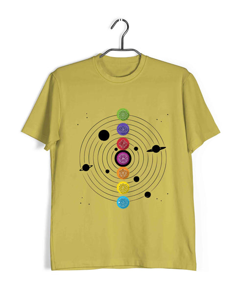 Yoga Fitness Yoga SEVEN CHAKRAS OF KUNDALINI YOGA Custom Printed Graphic Design T-Shirt for Women